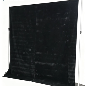 Adjustable Background Pipe and Drape <b>with</b> Heavy Duty Metal Base Events <b>Backdrop</b> <b>Stand</b> for trade show hotel - Product Image 1