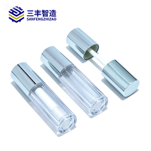 High Quality <b>Mini</b> Rose Golden Screw Cap <b>Lip</b> <b>Gloss</b> Cosmetic <b>Lip</b> Glaze Sample Trial Packaging - Product Image 1
