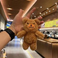 Mini peluche ours en peluche jouets porte-clés doux minuscule ours poupée saint valentin peluche petit ours porte-clés faveurs de fête de mariage