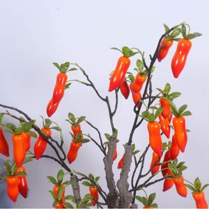 Gros Petit Artificiel Riche <span class=keywords><strong>Arbre</strong></span> Fruitier Ornement Vieux Canard Kaki En Plastique Fleur Bionique Salon Décoration - Product Image 4