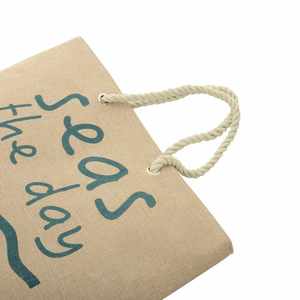 Bolsa de Compras de Moda Ecológica de Diseño Gratuito al por Mayor para Mujer, Bolsa de Playa de Gran Tamaño - Product Image 5