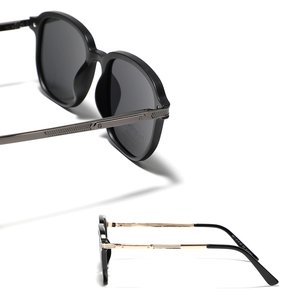 แว่นกันแดดโพลาไรซ์ Tr90 สำหรับผู้ชายและผู้หญิง รุ่นใหม่ปี 2026 แว่นกันแดดพรีเมียม ดีไซน์เนอร์ แว่นกันแดดทรงสี่เหลี่ยมสีดำ - Product Image 5