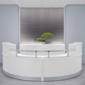 Sturdy, Fancy And Luxurious Half Round Reception Desk - Alibaba.com