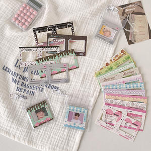 Clip de Papel con Marco de Película Plástica Estilo Coreano, Llavero DIY para Niñas, Colgante Kpop, Decoración para Tarjetas de Estudiantes, Adhesivo para Fotos - Product Image 3