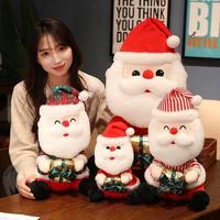 Plüsch-Weihnachtsmann Kuscheltier Niedlicher Geschenkbox-Halter Weihnachtspuppe Weiches Festliches Plüschtier für Großhändler