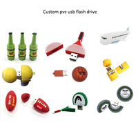 Clé USB personnalisée en PVC, mignonne, avec haut-parleur intégré et batterie externe en silicone