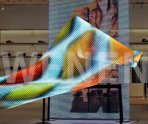Panel de Pantalla LED Flexible Plateado con Diseño de Malla para Uso en Interiores - Product Image 5