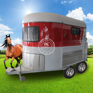 Remorques de luxe neuves pour chevaux Transport de remorque pour 2 chevaux avec chargement en angle - Product Image 4