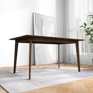 Juego de mesa de comedor de madera maciza DB Carlos, muebles modernos para el hogar con mármol ensamblado para uso en la sala de estar - Product Image 3