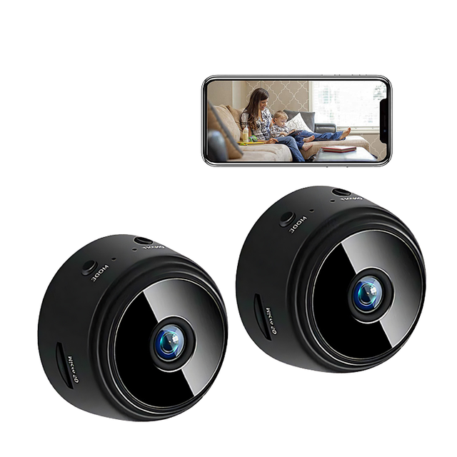 Good Quality A9 Mini Sports Camera CMOS Sensor Infrared Night Vision HD IP65 Two-Way Audio WiFi Wireless Monitoring