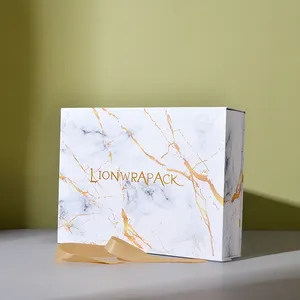 Lionwrapack Custom Logo Folding Paper Box: Eco-Friendly Recyclable Packaging Gift Box For Apparel Footwear