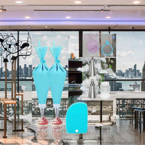 Set di Ugelli in Acciaio Inox per Decorazione Torte, Accessori <span class=keywords><strong>da</strong></span> Cucina con Sac à Poche, Kit <span class=keywords><strong>da</strong></span> Pasticceria - Product Image 3