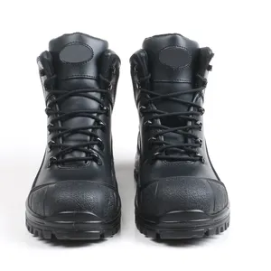 पुरुषों के लिए नए डिज़ाइन के वुडलैंड असली लेदर खनन सुरक्षा जूते