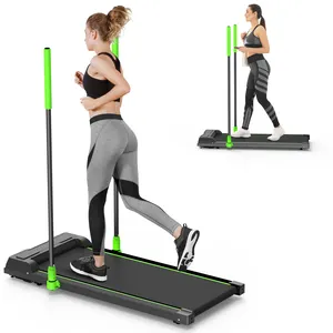 Portable Home Use Electric Running Machine Flexible Handrails Tapis Roulant Foldable Workouts Desk Gym Fitness Portable Walking