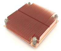 Intel LGA2011 2066 Simulation Thermique Carré Bureau 1U Serveur Ordinateur Portable CPU Dissipateur Thermique Personnalisé Pris En Charge Refroidisseur