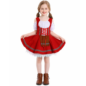 <span class=keywords><strong>Costume</strong></span> di Halloween XJ - Abito per Spettacoli del Festival della Birra Tedesco per Bambini - Gonna Corta Multicolore - Product Image 3