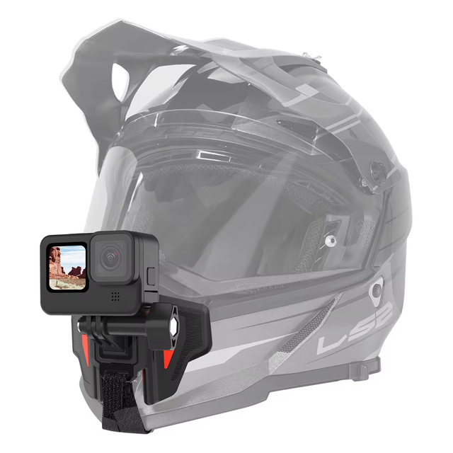 Telesin Helmet Chin Mount Camera Holder Adapter For Gopros And Dji Cameras Motorcycle Helmet Chin Camera Strap Mount