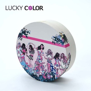 Custom Logo Reusable Tough Eco-Friendly Cylinder Gift Box Round Paper Tube Box