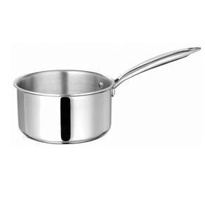 Olla de Cocina de Acero Inoxidable Triple de 18 cm, Cacerola de Grado 304 para Sopas, Guisos, Hervir y Simular Cocinado - Product Image 1