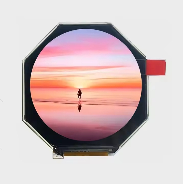 TFT LCD 3.34inch Customized Resolution MIPI Interface Circular LCD Display Module JD9365DA-H3 Capacitive Touch Panel LED