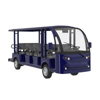 Bus électrique de tourisme à carrosserie composite haute résistance, personnalisable en usine, 8, 11, 14, 17, 23, 27 places, pour services de navette de station balnéaire et d'hôtel