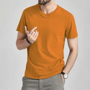 Commercio all'ingrosso t shirt o collo t-shirt 100% cotone a buon mercato Indiano bianco t shirt