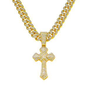 2026 Hot Selling Hiphop Style Retro <b>Cross</b> Pendant Necklace Cool Personalized Design Men's Necklaces Fashion Jewelry Wholesale - Product Image 6