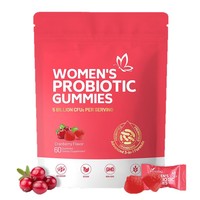 Gummies Probiotiques pour Femmes 5 Milliards de UFC Saveur Canneberge 60 Unités Végétaliennes Sans Sucre Complément Alimentaire Vente en Gros OEM