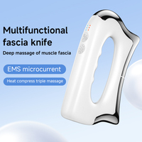 Professionelle EMS-Faszienpistole mit Schneller Wärmetherapie Vibrationsmassagegerät Tiefenmuskel-Entspannungs- und Regenerationstool