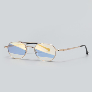 Gafas Anti Luz Azul, Montura Octogonal Completa, Lentes de Resina, Unisex, Modernas, Ligeras, Gafas Ópticas para Adultos - Product Image 2