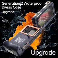 Étui de protection étanche et antichoc en TPU+PC+Métal avec cordon pour la plongée, compatible iPhone 17e/17/16e/15/14/13/12 et Realme