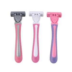 High Quality Disposable Six <b>Blade</b> Women <b>Razor</b> Stainless Steel Flexible <b>Blade</b> Head Safety Shaving <b>Razor</b> - Product Image 1