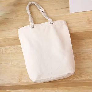 Bolsa de Compras Reutilizable Ecológica de Lona Plegable con Asa de Cuerda Reforzada, Tamaño y Color Personalizables - Product Image 3