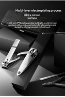 Ensemble professionnel de manucure et pédicure en acier inoxydable 19 pièces, style classique, boîte cadeau, coupe-ongles de voyage, impression sérigraphique