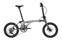 Vélo de ville pliable JAVA NEO Tri-Folding Mini, 16 pouces, 9 vitesses, transmission SHIMANO L-TWOO