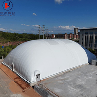 Tente dôme étoilée de 4 m de haut, en tissu PVC imperméable, tente pneumatique pour événements extérieurs hivernaux, taille 6 m, pliable pour hôtels - Vente chaude