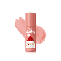 OEM Private Label 10 stuks Fruit Lip Balm Set Natuurlijke Botanische Transparante Textuur Lipverzorging Tube Hydraterende Kerst Cadeaubox