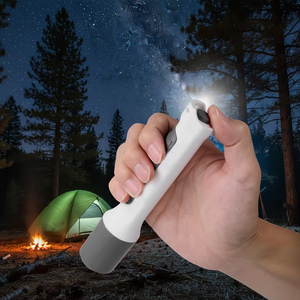 Lampe de poche compacte portable à LED de 390 lumens, résistante aux chutes de 10 mètres, étanche IP66, corps en plastique durable, antibactérien, alimentée par piles AA - Product Image 1