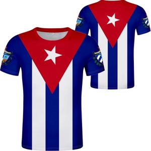 Wholesale Custom Logo <strong>Shirts</strong> for Men Polyester Tshirts Cuba Vintage Cuban Island Map Caribbean <strong>Pride</strong> Vintage Cuba <strong>T</strong>-<strong>Shirt</strong> - Product Image 2