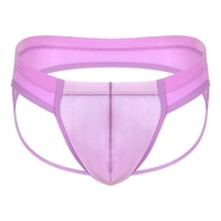 Style japonais Sexy hommes sous-vêtements hip-révélateur Double string haute élastique Transparent Jockstrap personnalisé taille basse amusant