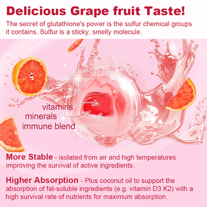 LIFEWORTH Gommes à base de collagène hydrolysé sans sucre, de vitamine <span class=keywords><strong>C</strong></span>, de zinc et de biotine, supplément pour adultes, soutien de la peau saine - Product Image 2