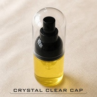 Flacon pulvérisateur portable de 50 ml à brume fine, format voyage, avec épaule plate, pour parfum de luxe et soins de la peau haut de gamme