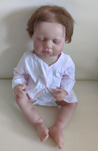 49厘米栩栩如生重生娃娃全身乙烯基楼楼宝宝重生男孩女孩手绘可见静脉手工逼真娃娃 - Product Image 6