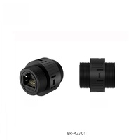 Adaptador de tornillo E-Weichat RJ45 IP67 Conectores impermeables para iluminación de escenario Aplicaciones de datos al aire libre