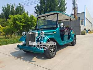 Autobús Eléctrico Clásico de Lujo, Estilo Retro Vintage, para Turismo, Parques de Atracciones y Uso en Exteriores, con Batería de Plomo-Ácido, de 4 a 17 Asientos, 60 km/h - Product Image 5