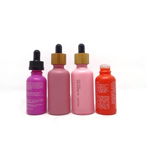 Botella de Vidrio de Lujo Vacía para Cosméticos, Redonda, con Logotipo Personalizado, 30ml 50ml 100ml, para Suero Facial, Aceite Esencial, con Gotero y Caja - Product Image 2