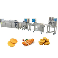 Ligne de production entièrement automatique de galettes de poulet et de nuggets de poulet KFC