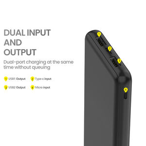 FONENG <span class=keywords><strong>2022</strong></span> Meilleure vente Banque d'alimentation P53 10.5W Tout compatible 2.1A Banque d'alimentation (10000 mAh) Capacité réelle pour le téléphone portable - Product Image 5