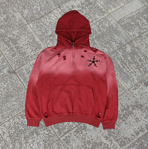 Sudadera con Capucha Unisex Extra Grande de Poliéster/Algodón de Alta Calidad, Estilo Vintage, con Logotipo Personalizado con Impresión Digital y Diseño con Cremallera, Venta al Por Mayor - Product Image 3