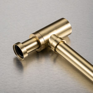 JOYHOO Bronze gebürsteter geruchsfester Beckenabfluss zylindrischer T-Fass Siphon für Badewanne und Badezimmer Waschbecken Waschständer-Sieb - Product Image 4